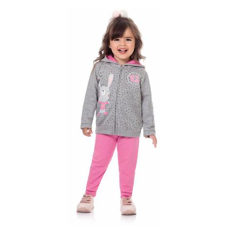 conjunto moletom bebe menina