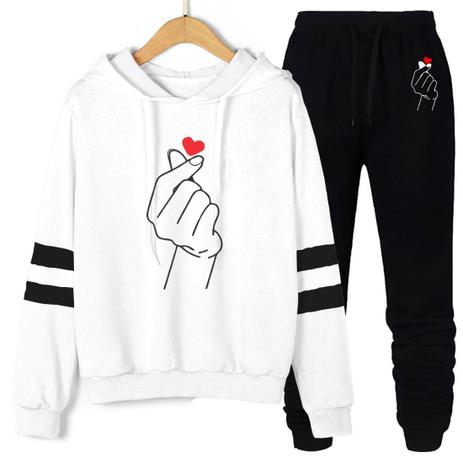 double moletom com capuz fashion