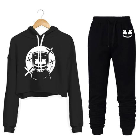 cropped preto de frio