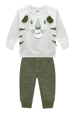 Conjunto Moletom Infantil Bebe Rn Ursinho Abrange Conjuntos De Bebes Magazine Luiza