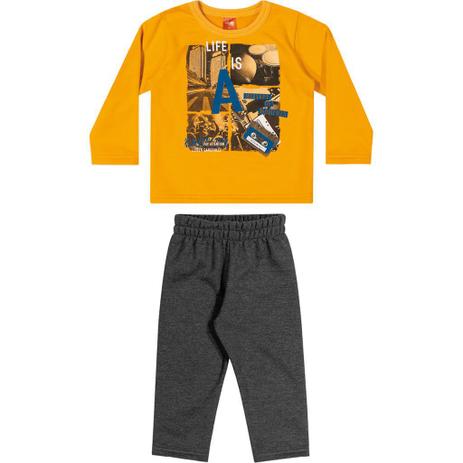 calça mostarda infantil