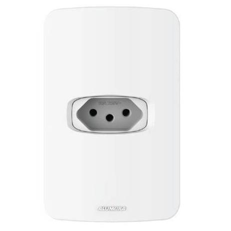 Conjunto Montado Gracia 4x2 + 1 Tomada 10A 250V Alumbra Menor preço em Conjunto Montado Gracia 4x2 + 1 Tomada 10A 250V Alumbra