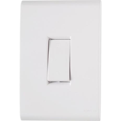 Conjunto Montado Liz 4x2 1 Interruptor Bipolar Vertical Tramontina - Lcg eletro Menor preço em Conjunto Montado Liz 4x2 1 Interruptor Bipolar Vertical Tramontina - Lcg eletro