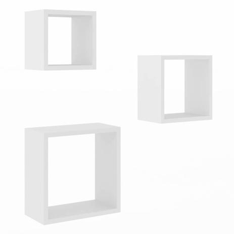Conjunto Nichos Trio Decorativo - Branco - Móvel bento é boa?