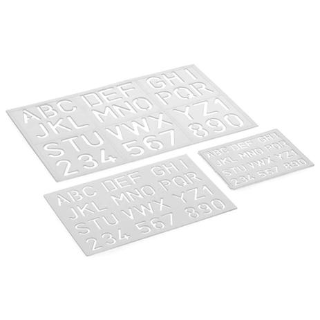 Conjunto Normográfico com 3 Réguas - Waleu - Reval papelaria é boa?