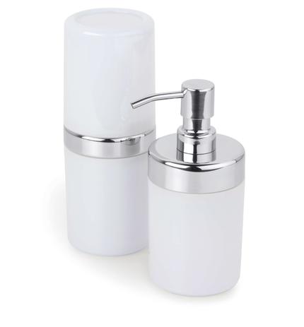 Conjunto p/ Banheiro Duo Lavabo 2 pcs Acquaset Branco Forma Menor preço em Conjunto p/ Banheiro Duo Lavabo 2 pcs Acquaset Branco Forma