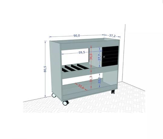 Conjunto Painel Navi com Aparador Cristal OffWhite - Moveis bechara é boa?