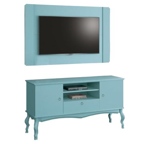 Conjunto Painel Rack Luis XV EDN Móveis Acqua - Edn moveis industria e comercio ltda Menor preço em Conjunto Painel Rack Luis XV EDN Móveis Acqua - Edn moveis industria e comercio ltda