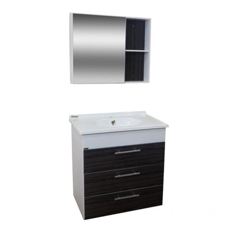 Conjunto para Banheiro com Gabinete e Espelheira Málaga Corso Castanho/Branco é boa?
