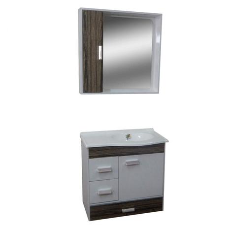 Conjunto para Banheiro com Gabinete e Espelheira Porto Corso Vintage/Branco é boa?