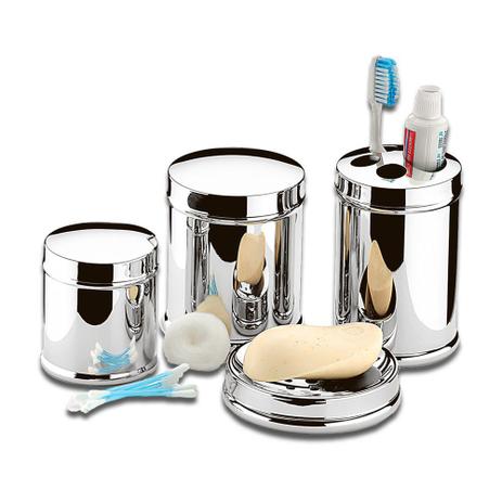 Conjunto para Banheiro Decorline 4 Peças Brinox Menor preço em Conjunto para Banheiro Decorline 4 Peças Brinox