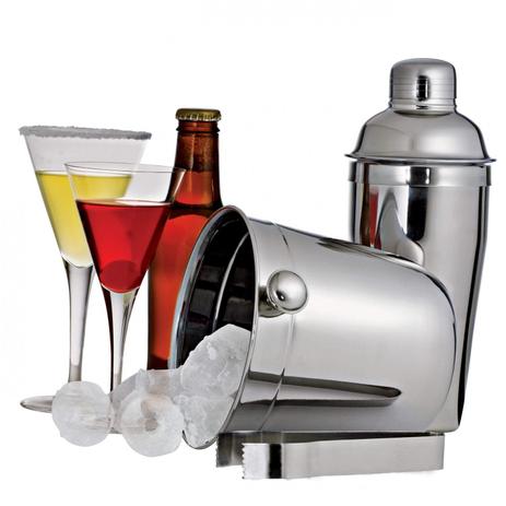 Conjunto para Bar Inox 3 Peças Drinks Home Prata - Euro home Menor preço em Conjunto para Bar Inox 3 Peças Drinks Home Prata - Euro home