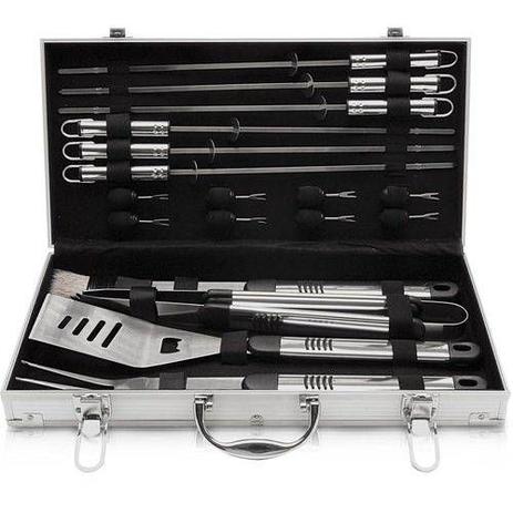 Conjunto para Churrasco com Maleta 18PÇS Mimo STYLE 271 AC18 Menor preço em Conjunto para Churrasco com Maleta 18PÇS Mimo STYLE 271 AC18
