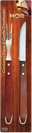 Conjunto para Churrasco - Faca e Garfo Trinchante Mor Menor preço em Conjunto para Churrasco - Faca e Garfo Trinchante Mor