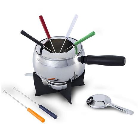 Conjunto Para Fondue De Carne Aço Inoxidável 11 Peças 1241116 Brinox Menor preço em Conjunto Para Fondue De Carne Aço Inoxidável 11 Peças 1241116 Brinox
