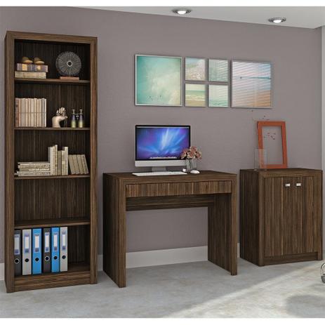 Conjunto para Home Office Ideal 03 Peças Nogal - Tecno Mobili é boa?