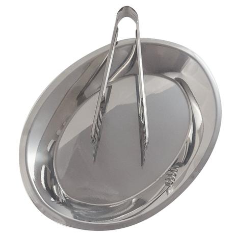 Conjunto Para Massa Multiuso Pegador E Travessa Aço Inox - Zanline Menor preço em Conjunto Para Massa Multiuso Pegador E Travessa Aço Inox - Zanline