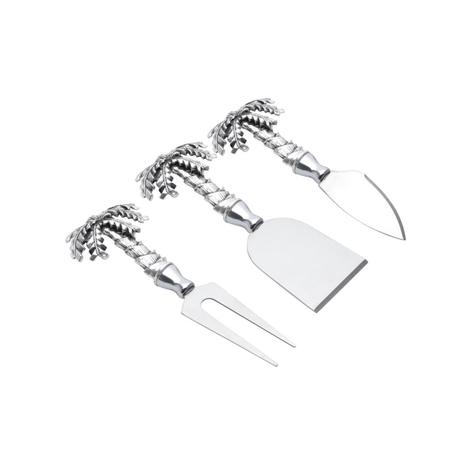 Conjunto Para Queijo 3 Peças Zamac Palmeira Bon Gourmet Menor preço em Conjunto Para Queijo 3 Peças Zamac Palmeira Bon Gourmet
