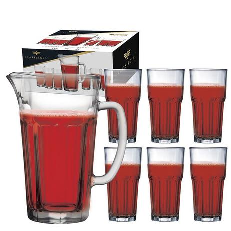 Conjunto para Refresco Ruvolo 7 peças Jarra e Copos Max Menor preço em Conjunto para Refresco Ruvolo 7 peças Jarra e Copos Max