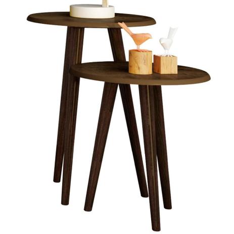 Conjunto Para Sala de Estar com Mesa Lateral e Apoio Rústico - Lymdecor é boa?