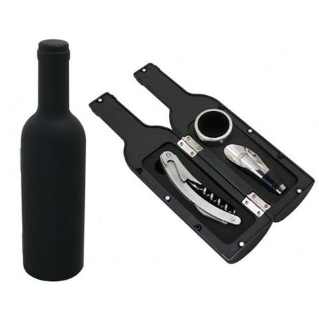 Conjunto para Vinho Garrafa com 4 Peças Saca Rolhas Tampa e Corta Pingos SXZ99-3 - Genérico é ruim? Conjunto para Vinho Garrafa com 4 Peças Saca Rolhas Tampa e Corta Pingos SXZ99-3 - Genérico é boa?