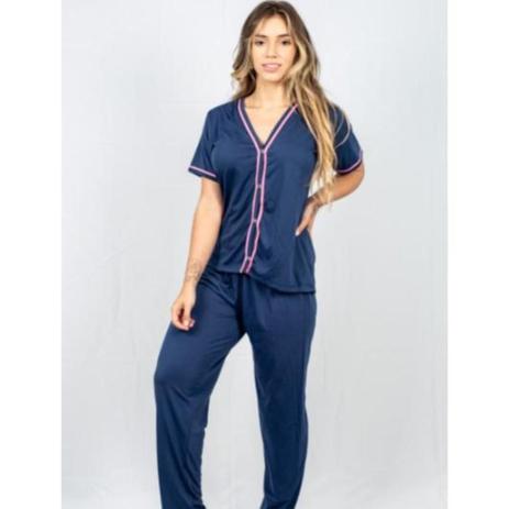 Pijama Feminino Botões Manga Longa Marisa | Marisa