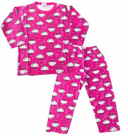 Conjunto Pijama Infantil Menina Manga Longa 4 Anos Colorida e Estampada  Algodão Mafessoni Inverno Pronta Entrega - Pijama Infantil - Magazine Luiza