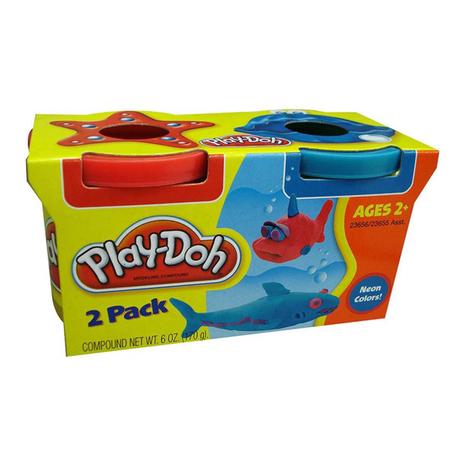 Conjunto Play-Doh com 2 Potes de Massinhas 23655 Hasbro Sortido Menor preço em Conjunto Play-Doh com 2 Potes de Massinhas 23655 Hasbro Sortido