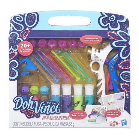 Conjunto Play-Doh Dohvinci - Platinum Styler - Hasbro Menor preço em Conjunto Play-Doh Dohvinci - Platinum Styler - Hasbro