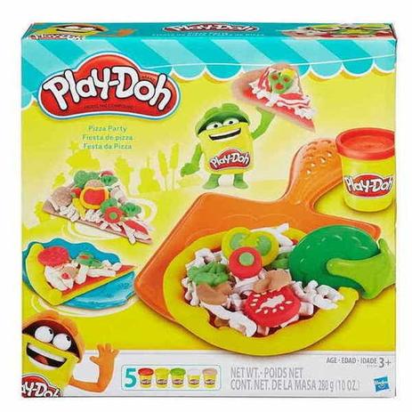 Conjunto Play Doh - Festa da Pizza Com Acessórios e Emblagem de Pizza - Hasbro Menor preço em Conjunto Play Doh - Festa da Pizza Com Acessórios e Emblagem de Pizza - Hasbro