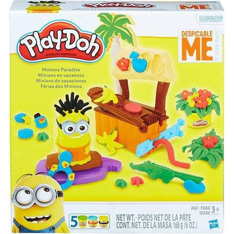 Conjunto Play-Doh Paraiso Minions - Hasbro Menor preço em Conjunto Play-Doh Paraiso Minions - Hasbro
