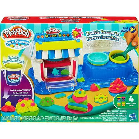 Conjunto Play-Doh Sobremesas Duplas - A5013 - Hasbro Menor preço em Conjunto Play-Doh Sobremesas Duplas - A5013 - Hasbro