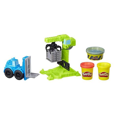 Conjunto Play-Doh Wheels - Guindaste e Empilhadeira - Hasbro Menor preço em Conjunto Play-Doh Wheels - Guindaste e Empilhadeira - Hasbro