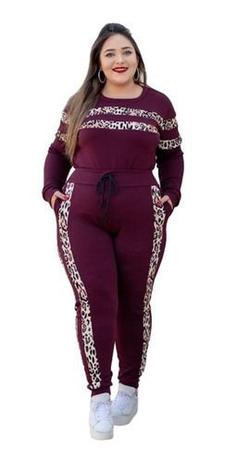conjunto de frio plus size