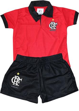 Conjunto Polo Infantil Flamengo Torcida Baby Menor preço em Conjunto Polo Infantil Flamengo Torcida Baby