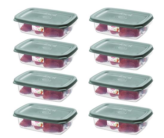 Conjunto Potes Hermético Plástico Pague 7 leve 8 Mantimentos Cozinha - SR160/7 Sanremo Menor preço em Conjunto Potes Hermético Plástico Pague 7 leve 8 Mantimentos Cozinha - SR160/7 Sanremo