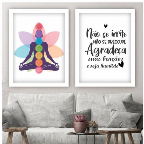 Conjunto Quadros Decorativos Reiki Meditação - Adoro Decor é boa?