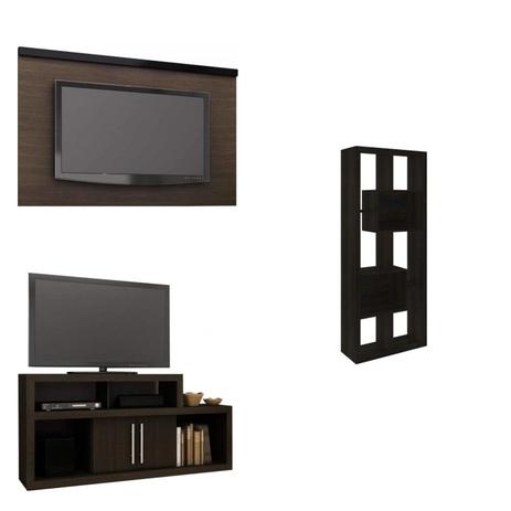 Conjunto Rack com Painel para TV 46 Polegadas e Estante 2 Nichos MadeiraMadeira 381891 Madeira/Marrom - Tecno mobili é boa?