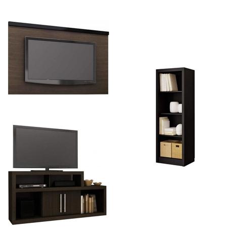 Conjunto Rack com Painel para TV 46 Polegadas e Estante 3 Prateleiras MadeiraMadeira 381889 Madeira/Marrom - Tecno mobili é boa?