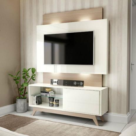 Conjunto Rack e Painel TB141L Iluminação Led - Natural Off White - Dalla costa é ruim? Conjunto Rack e Painel TB141L Iluminação Led - Natural Off White - Dalla costa é boa?