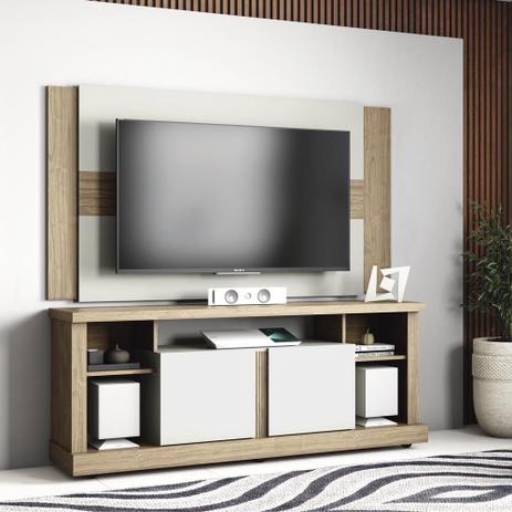 Conjunto Rack Jerí Com Painel Extensível Niterói para TV 60” Linea Brasil Menor preço em Conjunto Rack Jerí Com Painel Extensível Niterói para TV 60” Linea Brasil