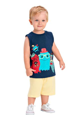 Conjunto Roupa Infantil Menino Verão Camiseta e Shorts Kit Masculino -  PiftPaft - Conjunto Infantil - Magazine Luiza