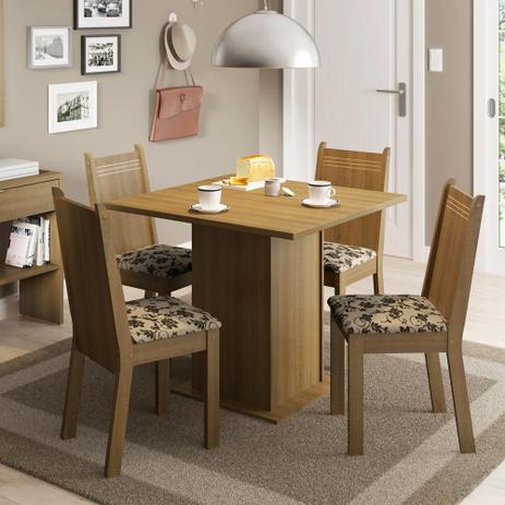 Conjunto Sala de Jantar Kate Madesa Tampo de Madeira com 4 cadeiras é boa?