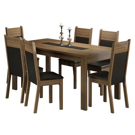 Conjunto Sala de Jantar Madesa Damasco Mesa Tampo de Madeira com 6 Cadeiras é boa?