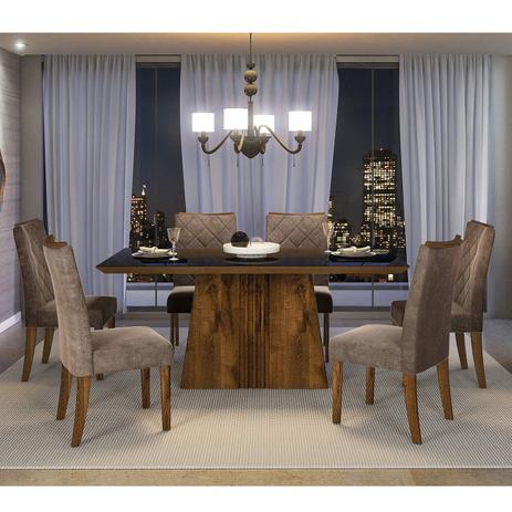 Conjunto Sala de Jantar Mesa Itália 6 Cadeiras Golden Dj Móveis Rustico Malbec/Pena Bege Marrom é ruim? Conjunto Sala de Jantar Mesa Itália 6 Cadeiras Golden Dj Móveis Rustico Malbec/Pena Bege Marrom é boa?