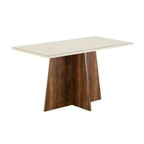 Conjunto Sala de Jantar Mesa Tampo de Vidro Iza e 6 Cadeiras Capri Sonetto é boa?