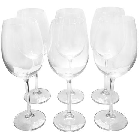 Conjunto Seis Taças Para Vinho 450ml Vidro Bohemia Crystal - Zanline Menor preço em Conjunto Seis Taças Para Vinho 450ml Vidro Bohemia Crystal - Zanline