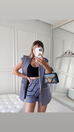 conjunto de shorts com colete