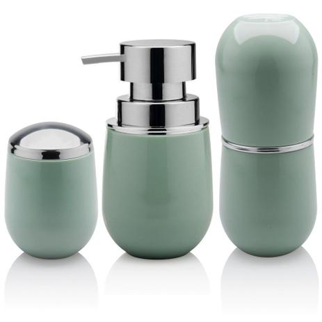 Conjunto Sobre Pia Utensílios Organização 3 Peças - Verde - Ou Menor preço em Conjunto Sobre Pia Utensílios Organização 3 Peças - Verde - Ou