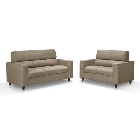 Conjunto Sofá 2 e 3 Lugares Mirela Jacquard Bege - American comfort é boa?